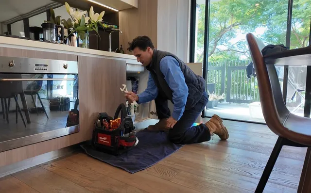 Fixing a hot water system